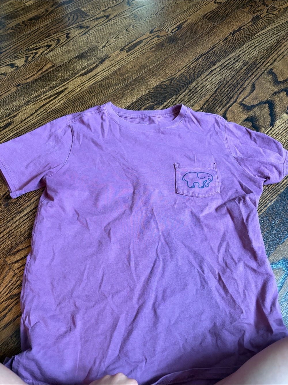 Ivory Ella Pocket Tee - Purple T-Shirt size xs